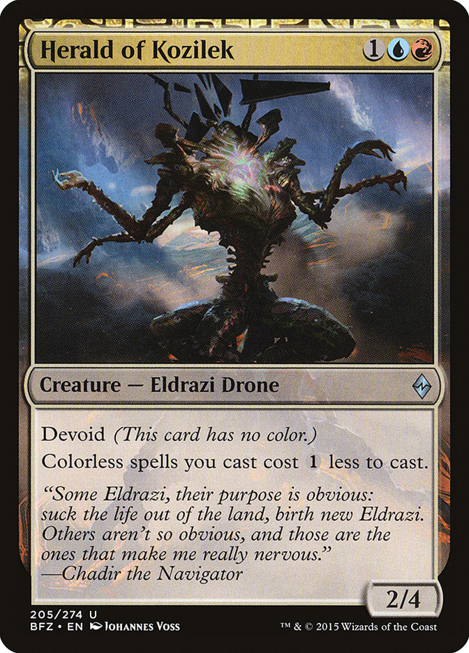 Héraut de Kozilek [Bataille pour Zendikar]