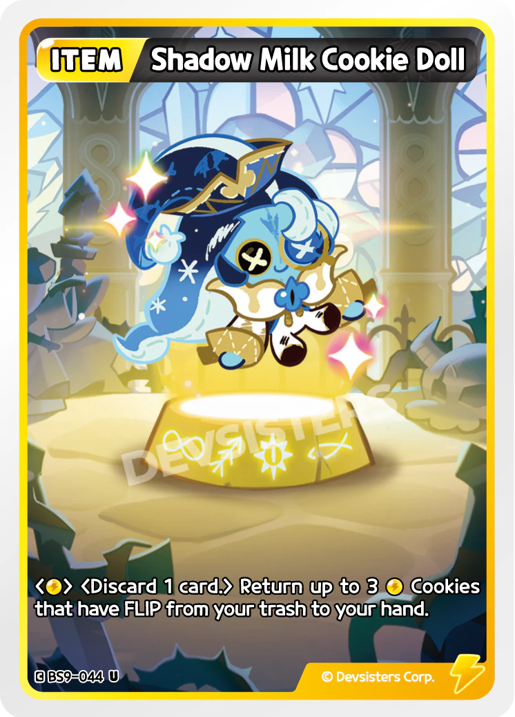 Image for Shadow Milk Cookie Doll (BS9-044) (BS9) - CookieRun: Braverse TCG