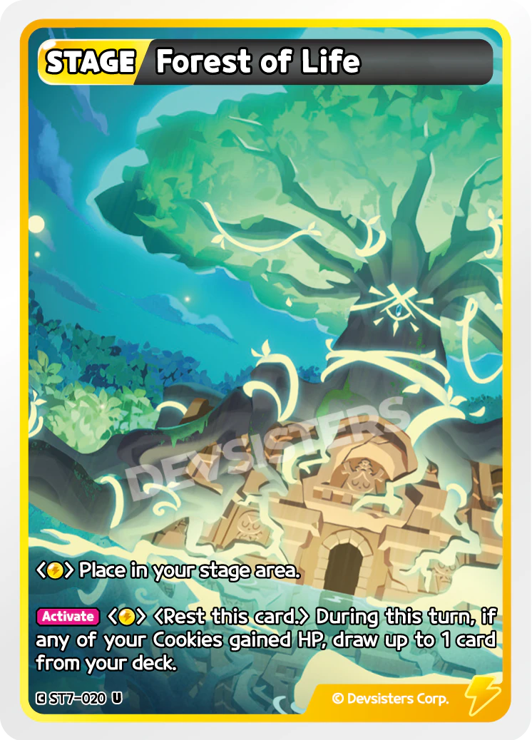Image for Forest of Life (ST7-020) (ST7) - CookieRun: Braverse TCG