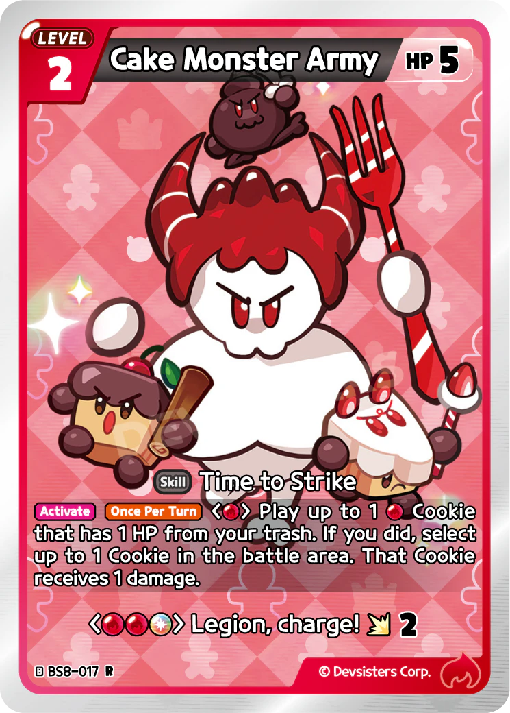 Image for Cake Monster Army (BS8-017) (BS8) - CookieRun: Braverse TCG