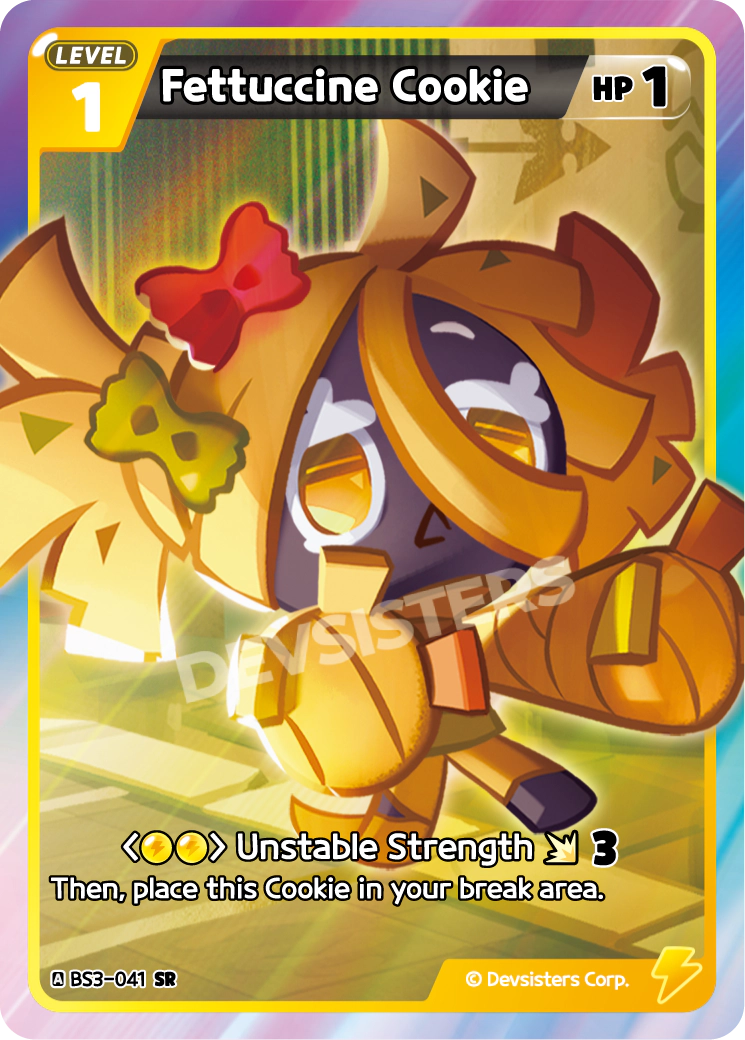 Image for Fettuccine Cookie (BS3-041) (BS3) - CookieRun: Braverse TCG