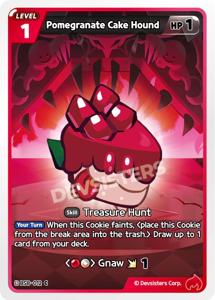 Image for Pomegranate Cake Hound (BS8-012) (BS8) - CookieRun: Braverse TCG