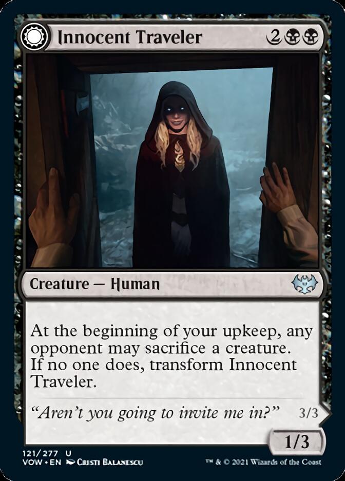 Voyageur innocent // Envahisseur malveillant [Innistrad : Noce Écarlate]