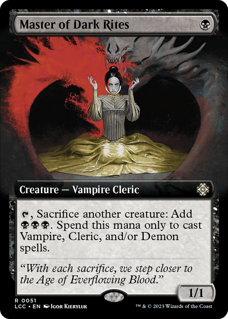 Maître des rituels macabres (Extended Art) [Commander Les cavernes oubliées d'Ixalan]