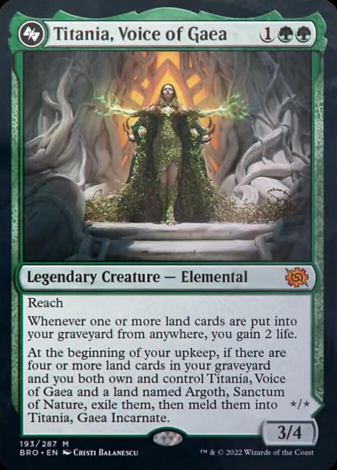Titania, Voz de Gaia [La Guerra de los Hermanos]