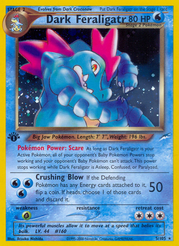 Feraligatr Obscur (5/105) [Neo Destiny Première Édition]