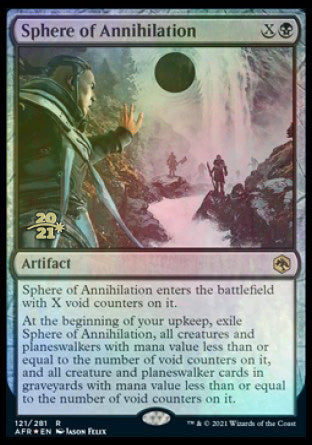 Sphère d'annihilation [Dungeons & Dragons: Adventures in the Forgotten Realms Prerelease Promos]