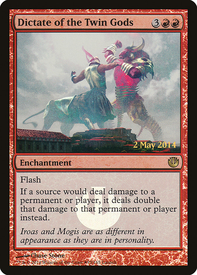 Decreto de los Dioses Gemelos (Lanzamiento) [Promos de Viaje a Nyx]
