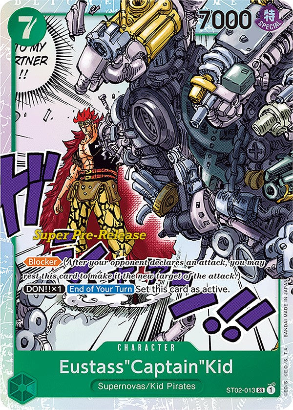 Eustass "Captain" Kid (013) [Mazo de inicio de prelanzamiento especial: La peor generación]