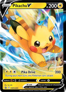 Pikachu V (SWSH285) [Espada y Escudo: Cartas de promoción de estrella negra]