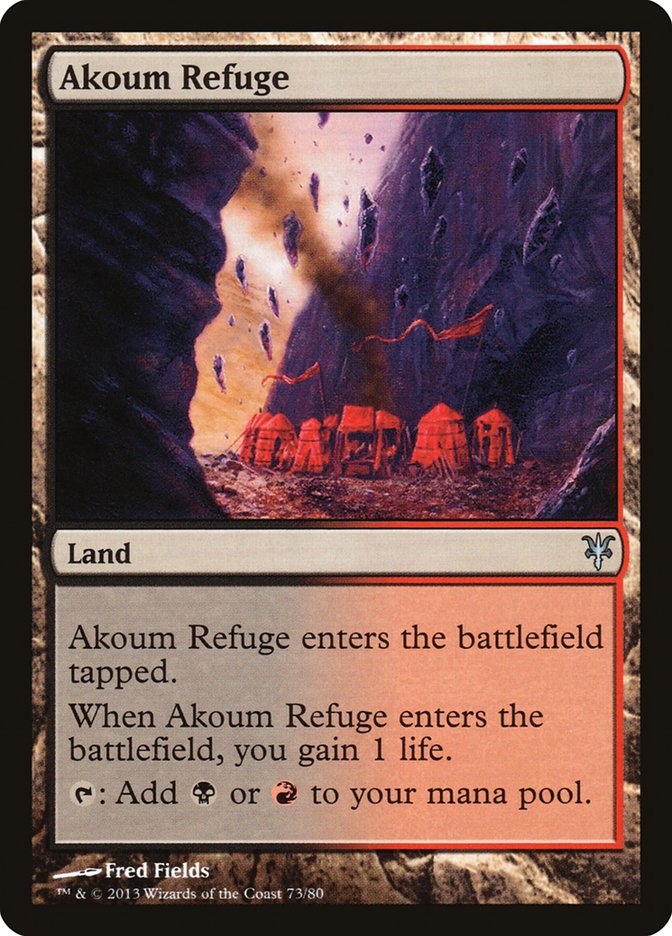 Refugio de Akoum [Duel Decks: Sorin vs. Tibalt]