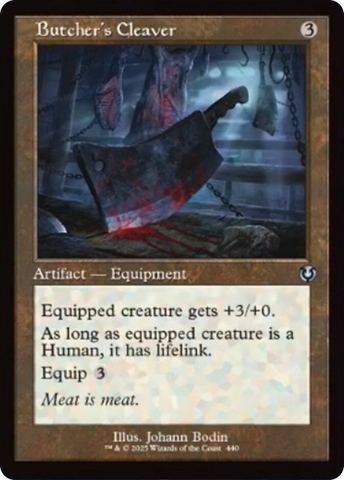 Cuchillo de carnicero (Marco retro) [Innistrad Remastered]