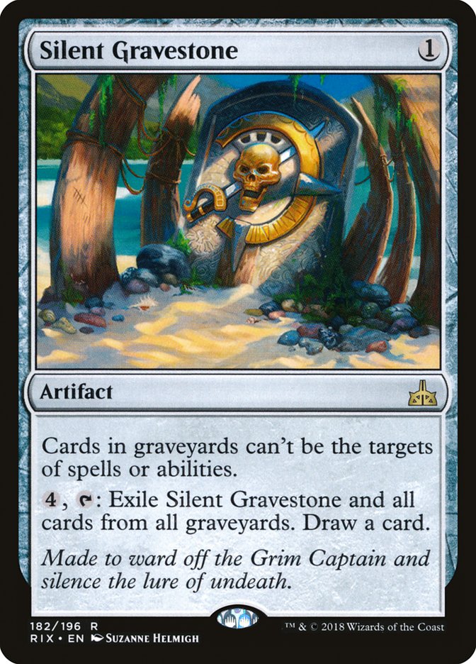 Pierre Tombale Silencieuse [Rivals of Ixalan]