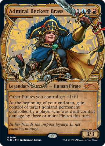 Amiral Beckett Brass (Premium arc-en-ciel) [Série de cartes promos Secret Lair]