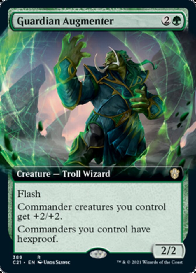 Augmenteur gardien (Illustration étendue) [Commander 2021]