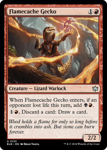Gecko Llamaflama [Bloomburrow]