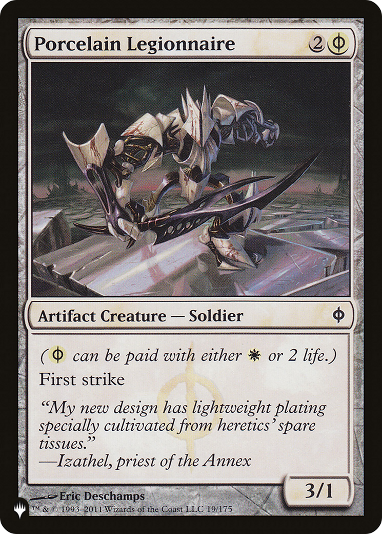 Legionario de Porcelana [The List]