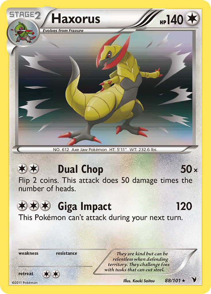 Haxorus (88/101) [Noir & Blanc : Victoires Royales]