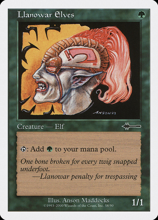 Elfes de Llanowar [Rixe]