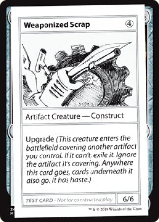 Ferraille militarisée (édition 2021) [Cartes de test de Mysterium Booster]