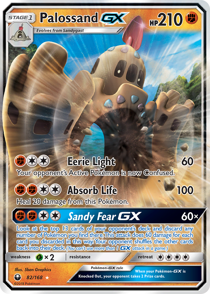 Palossand GX (82/168) [Soleil et Lune : Tempête Céleste]