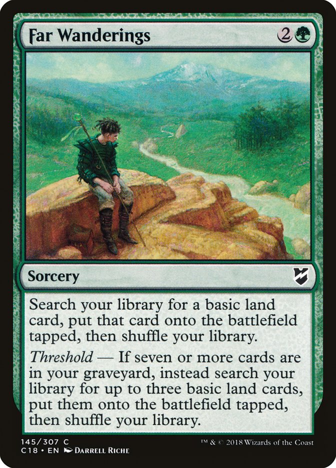 Vagabondage lointain [Commander 2018]