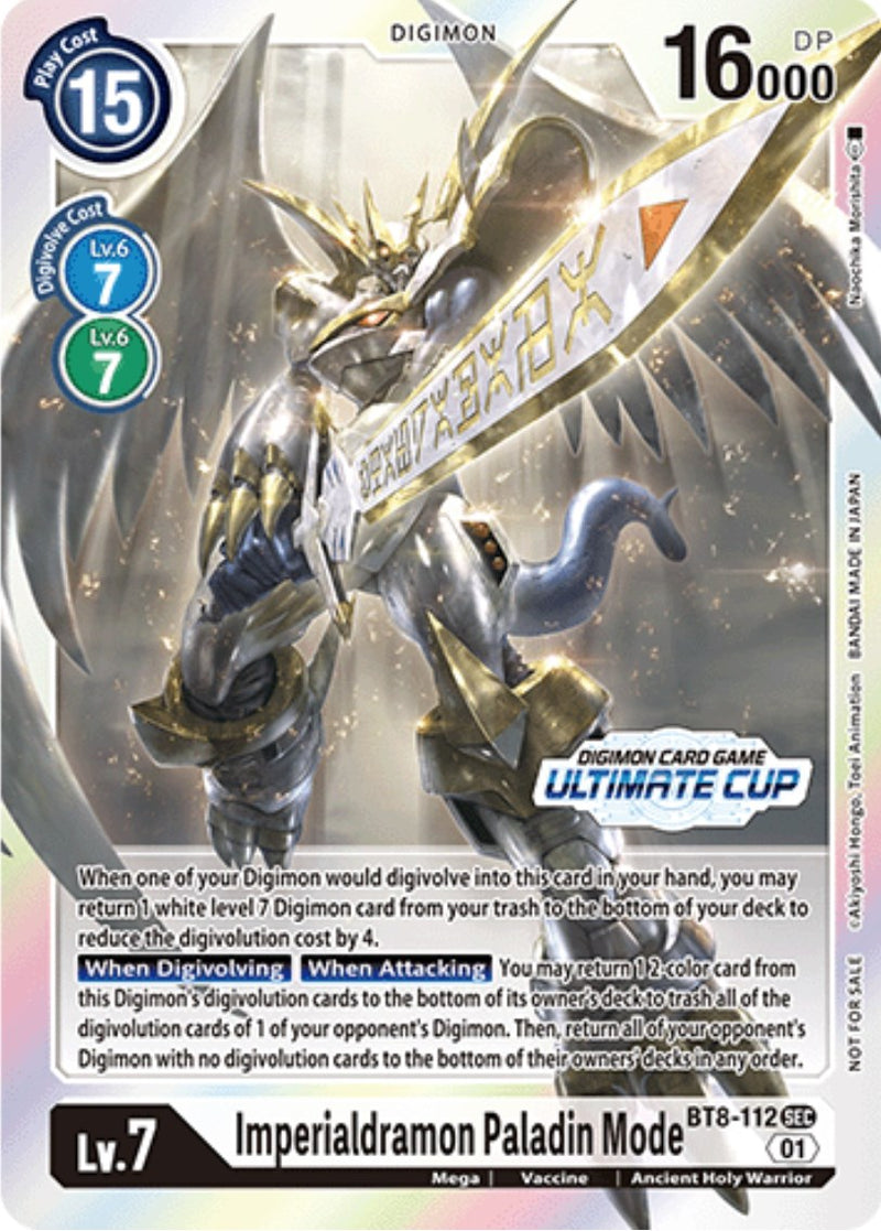 Imperialdramon Modo Paladín [BT8-112] (Copa Ultimate 2023) [Promociones Nuevo Despertar]