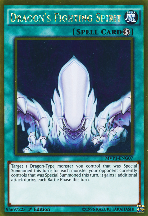 Esprit Combatif du Dragon [MVP1-FR07] Gold Rare