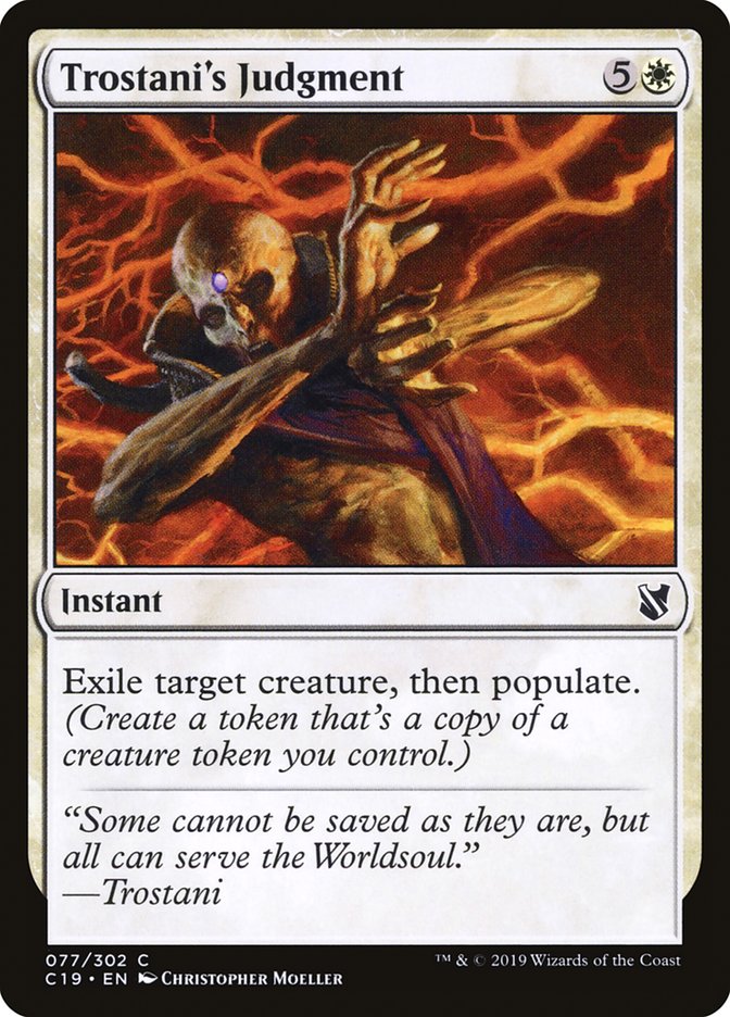 Jugement de Trostani [Commander 2019]