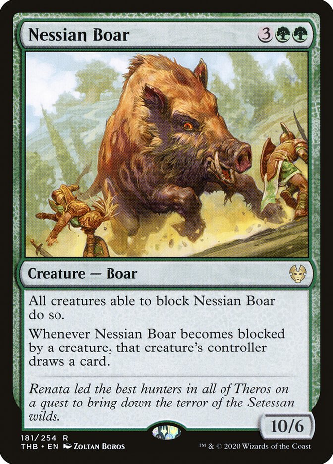 Sanglier nessian [Theros par-delà la mort]