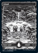 Île (Terres éclairées par la lune) (Foil texturé) [Innistrad : Vœu écarlate promos]