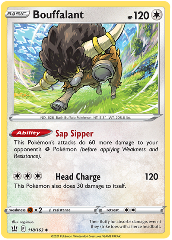 Bouffalant (118/163) [Espada y Escudo: Estilos de Combate]