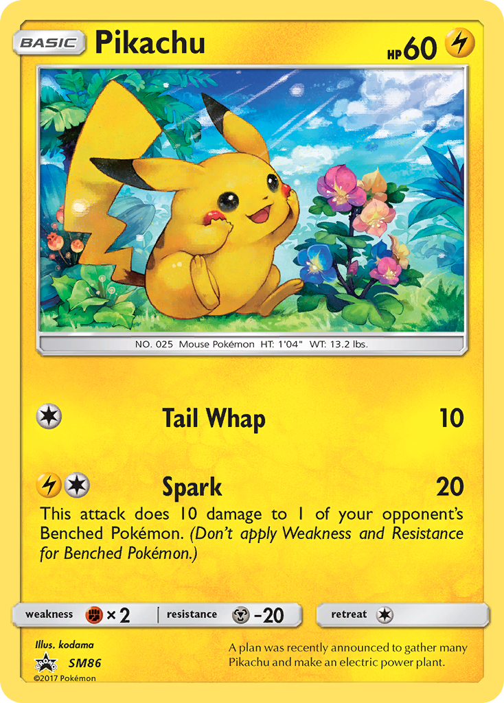 Pikachu (SM86) [Sol y Luna: Promos de la Estrella Negra]