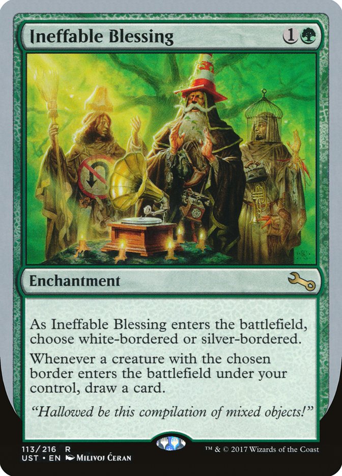 Bénédiction ineffable (choisissez encadrement blanc ou encadrement argent) [Unstable]