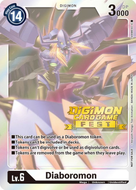 Diaboromon Token (Digimon Card Game Fest 2022) [Cartas promocionales del Special Booster de lanzamiento]