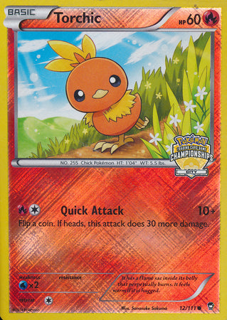 Torchic (12/111) (Promoción Campeonato de la Ciudad) [XY: Puños Furiosos]