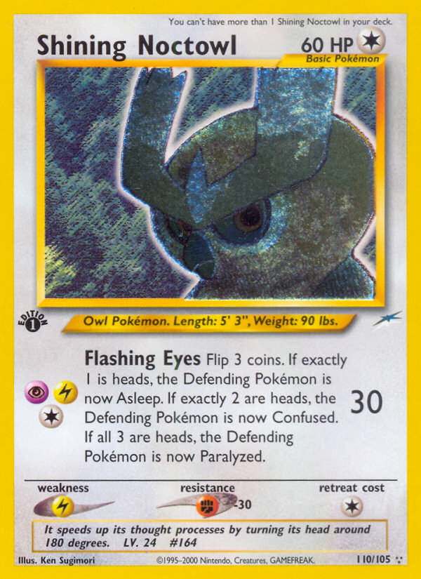 Noctowl Brillante (110/105) [Neo Destiny 1st Edition]