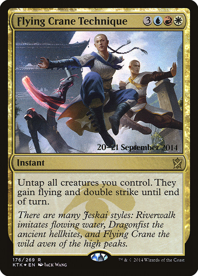 Technique de la grue volante [Cartes promos d'avant-première Les Khans de Tarkir]