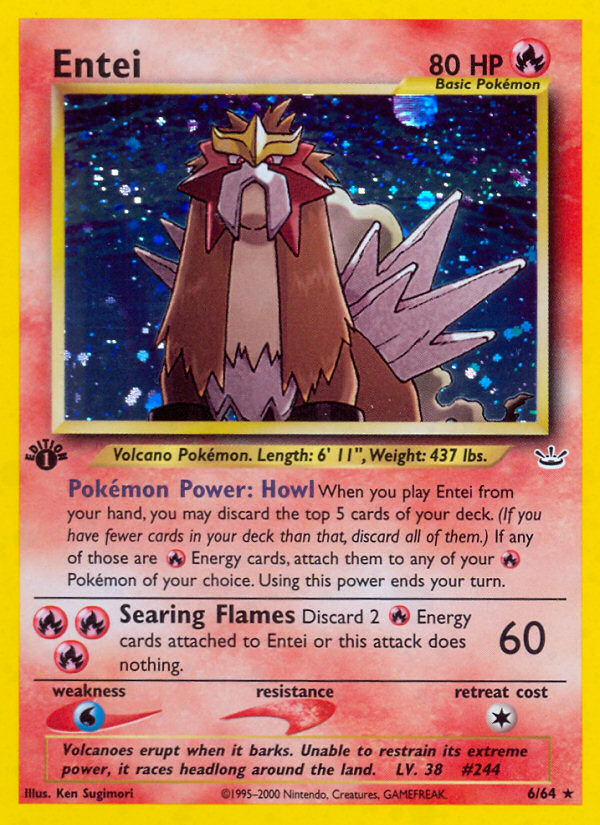 Entei (6/64) [Neo Revelation 1ª edición]