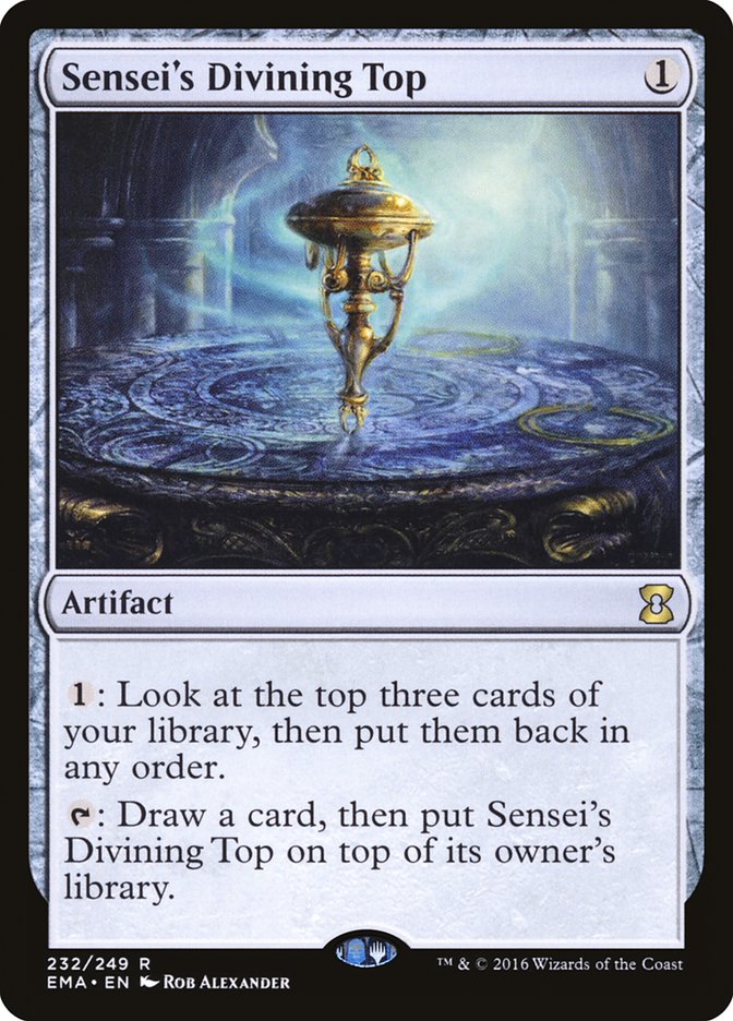 Toupie de divination du Sensei [Eternal Masters]