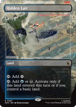 Hidden Lair (Borderless) [Marvel Super Heroes]