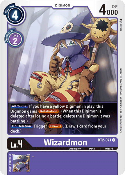 Wizardmon [BT2-071] [Lanzamiento de la Edición Especial de Refuerzo Ver.1.0]