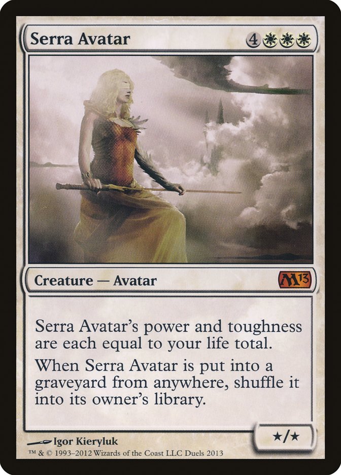 Avatar de Serra (Promos Duels of the Planeswalkers) [Duels of the Planeswalkers Promos 2012]