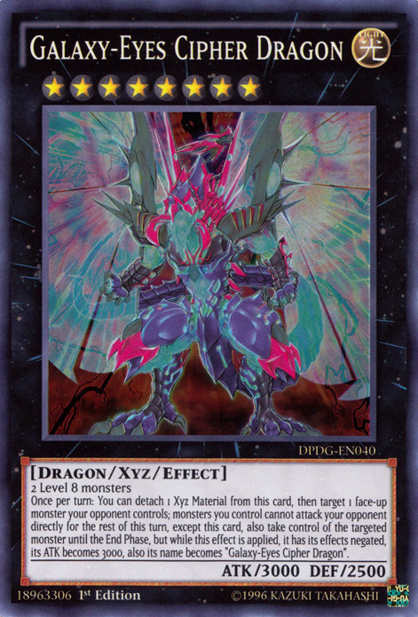 Galaxy-Eyes Cipher Dragon [DPDG-EN040] Super Rara