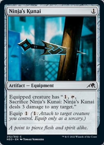 Kunai del ninja [Kamigawa: Dinastía de neón]