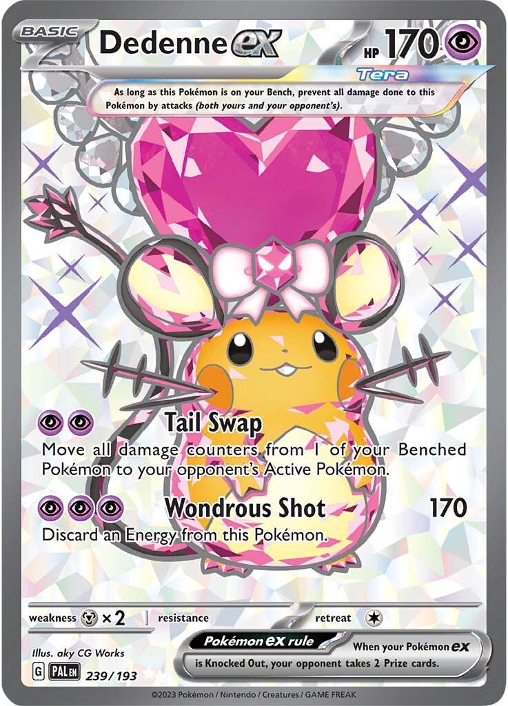 Dedenne ex (239/193) [Escarlata y Púrpura: Evolución en Paldea]
