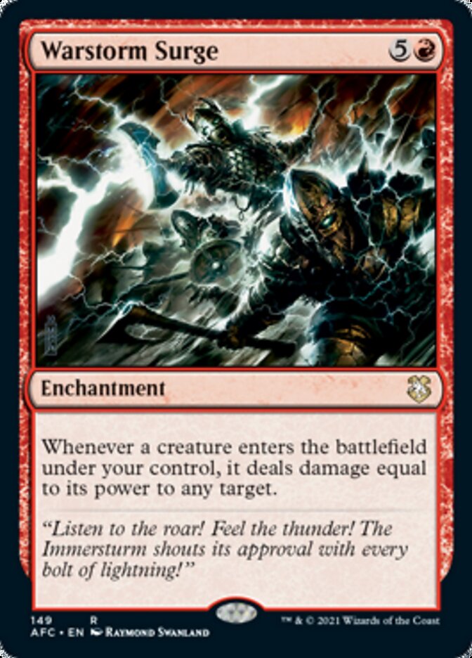 Déferlante de la tempête de guerre [Dungeons & Dragons: Adventures in the Forgotten Realms Commander]