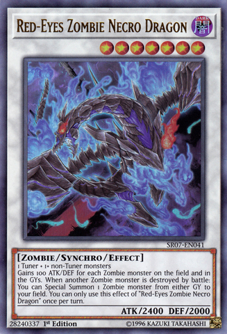 Dragon Zombie aux Yeux Rouges Nécromort [SR07-FR041] Ultra Rare