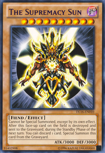 The Supremacy Sun (Violet) [DL16-EN010] Rare
