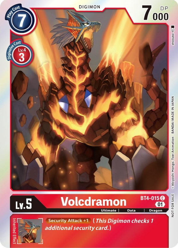 Volcdramon [BT4-015] (Paquete de entrada especial ST-11) [Promociones de Great Legend]